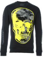 Philipp Plein Twenty Sweatshirt, Men's, Size: Xs, Black, Cotton/polyurethane/polyester