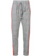 Monse Plaid Trousers - Red