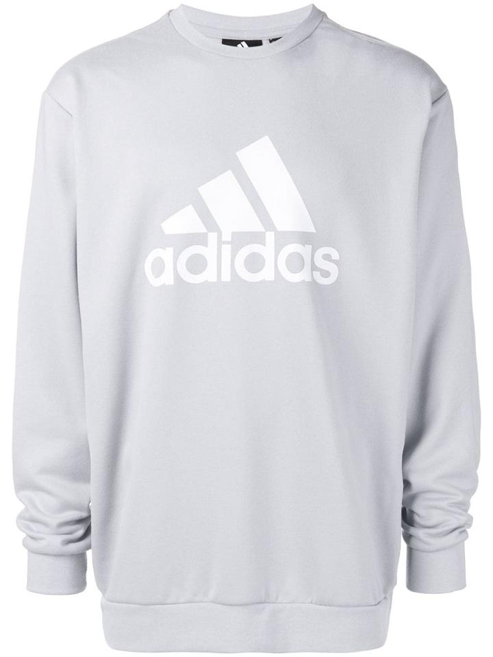 Adidas Printed Sweatshirt - Grey