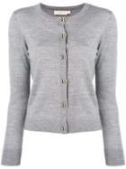 Tory Burch Knitted Cardigan - Grey