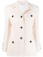 Alessandra Rich Fitted Jacket - Neutrals