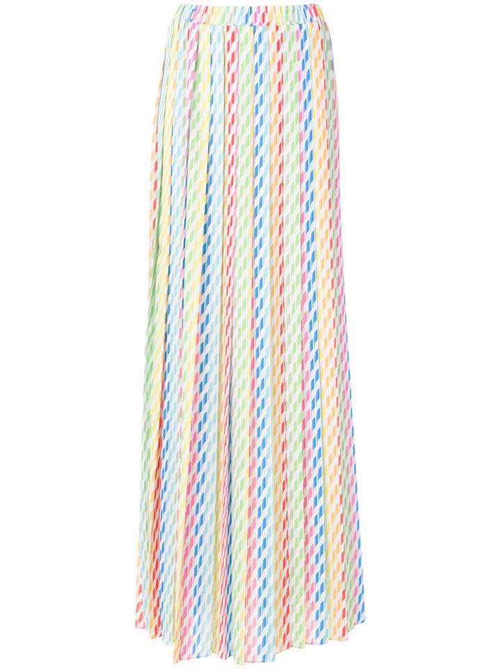 Ultràchic Straw Print Skirt - Multicolour