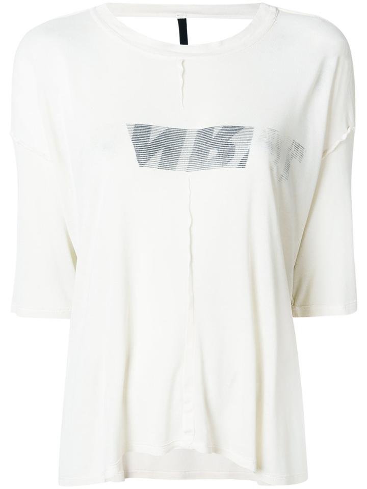 Amiri Open Back Oversize T-shirt - White