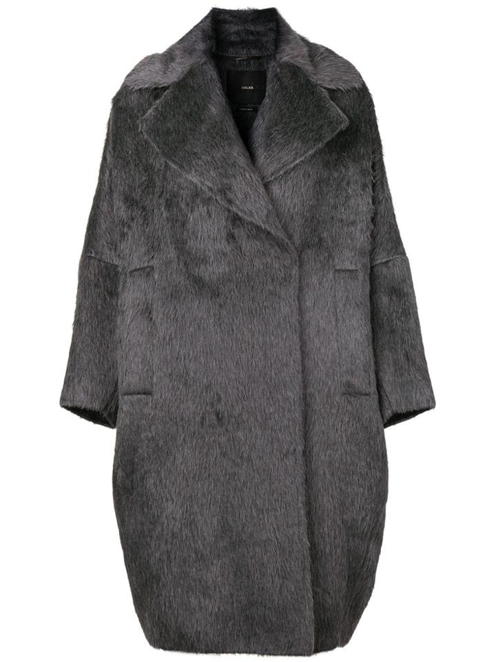 Max Mara Sarnico Cocoon Coat - Grey