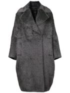 Max Mara Sarnico Cocoon Coat - Grey