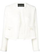 Ermanno Ermanno Cropped Jacket - White