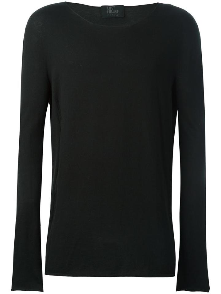 Lost & Found Ria Dunn Long Sleeve T-shirt, Men's, Size: Small, Black, Cotton