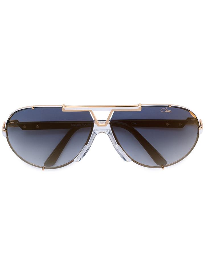 Cazal - Aviator Sunglasses - Unisex - Acetate/metal - 70, Grey, Acetate/metal