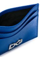 Dolce & Gabbana Rhinestone Logo Card Holder - Blue