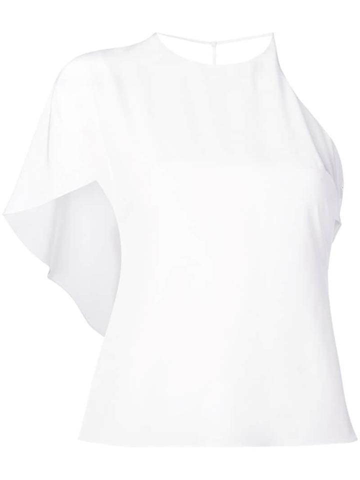 Cushnie Cold Shoulder Top - White