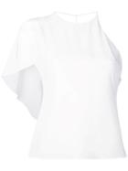 Cushnie Cold Shoulder Top - White