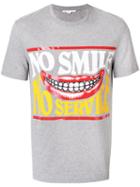 Stella Mccartney - No Smile T-shirt - Men - Cotton - M, Grey, Cotton