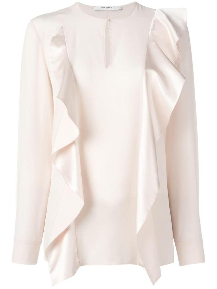 Givenchy Ruffle Panel Blouse - Pink