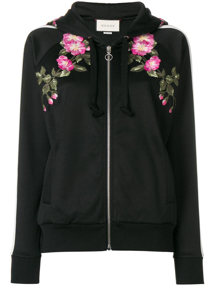 Gucci Flora Bomber Jacket - Black