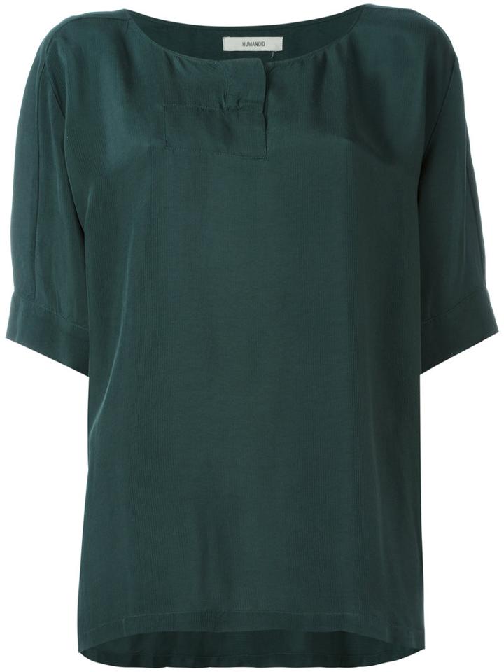Humanoid Caru Top, Women's, Size: Large, Green, Cupro/viscose