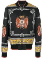 Dolce & Gabbana Royal Print Bomber Jacket - Multicolour