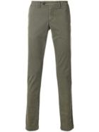 Eleventy Straight Leg Chinos - Green