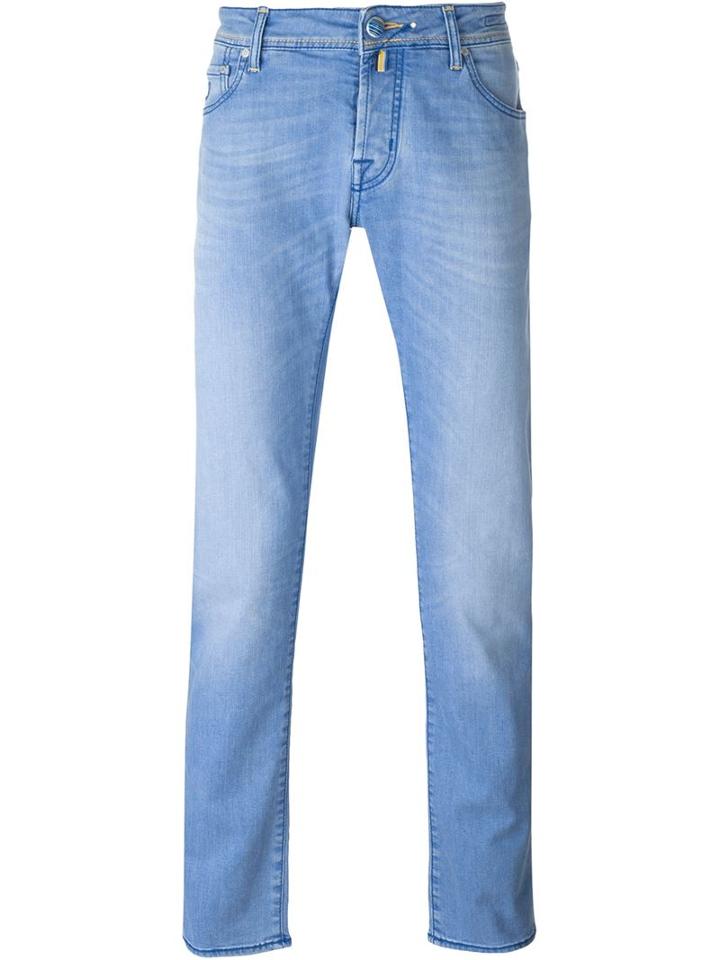 Jacob Cohen Slim-fit Jeans, Men's, Size: 32, Blue, Cotton/polyester/spandex/elastane
