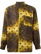 Jean Paul Gaultier Vintage Polka Dot Printed Shirt, Men's, Size: 48, Yellow/orange