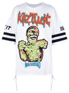 Ktz Zombie Print T-shirt, Men's, Size: Xxxs, White, Cotton