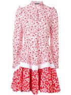 Alexander Mcqueen Floral Print Dress - White