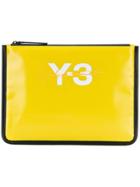 Y-3 Contrast Clutch Bag - Yellow & Orange