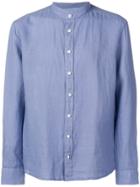 Hackett Mandarin Collar Shirt - Blue