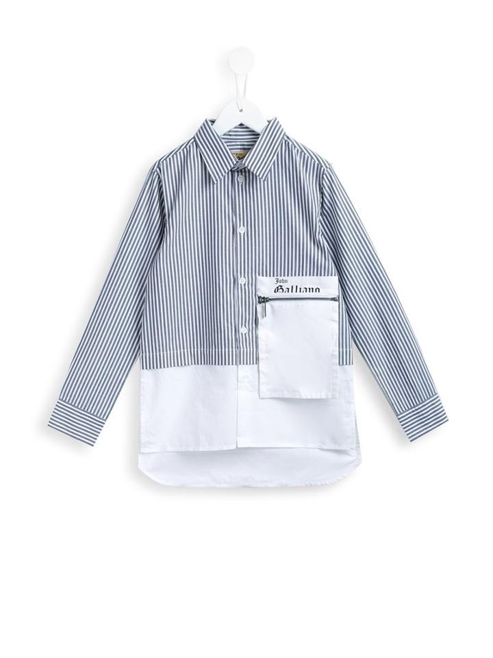 John Galliano Kids Striped Shirt