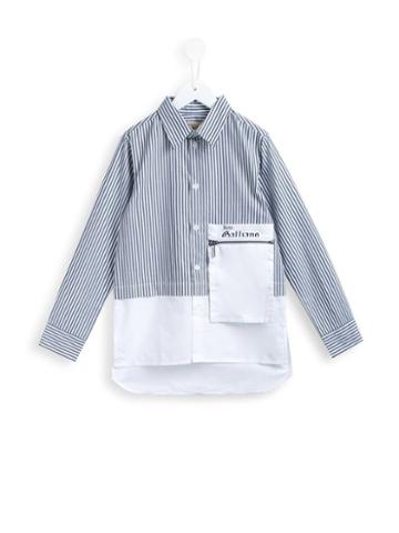John Galliano Kids Striped Shirt
