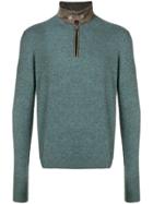 Doriani Cashmere Cashmere High Neck Sweater - Green