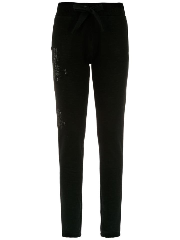 Andrea Bogosian Embellished Skinny Sweatpants - Black