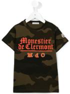 Moncler Kids - Camouflage Print T-shirt - Kids - Cotton/polyester - 12 Yrs, Green