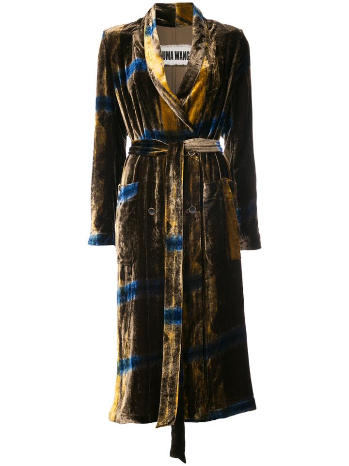 Uma Wang Belted Coat - Brown