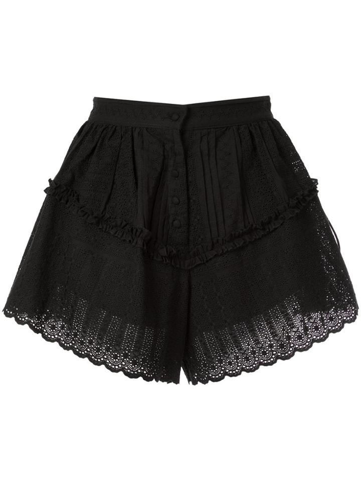 Sir. Celié Ruffle Shorts - Black