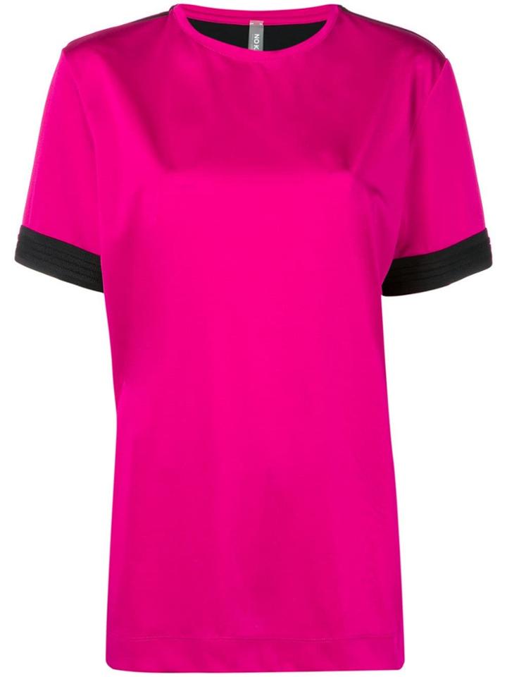 No Ka' Oi Two Tone Sports Top - Pink