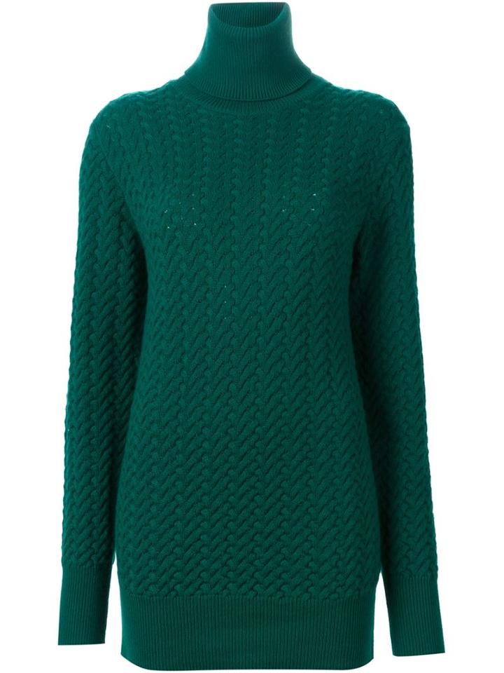 Dolce & Gabbana Roll Neck Sweater, Size: 40, Green, Cashmere
