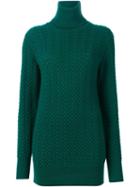 Dolce & Gabbana Roll Neck Sweater, Size: 40, Green, Cashmere