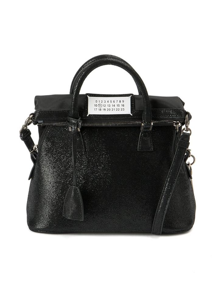 Maison Margiela '5ac' Shoulder Bag, Women's, Black, Polyester/goat Skin