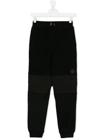Hydrogen Kids Mesh Detail Track Pants - Black