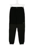 Hydrogen Kids Mesh Detail Track Pants - Black