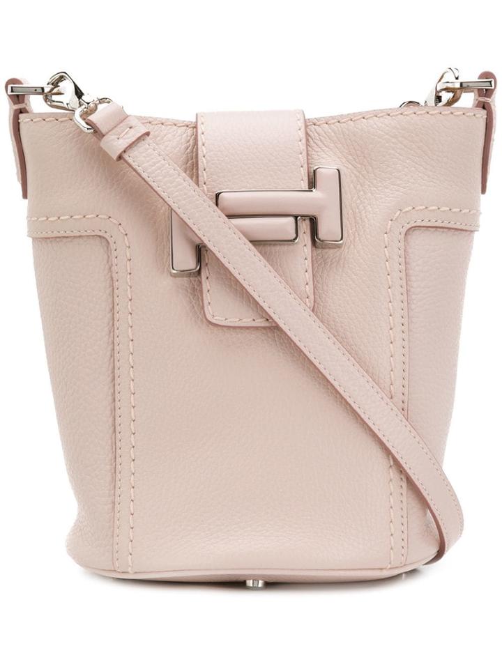 Tod's Double T Bucket Bag - Pink