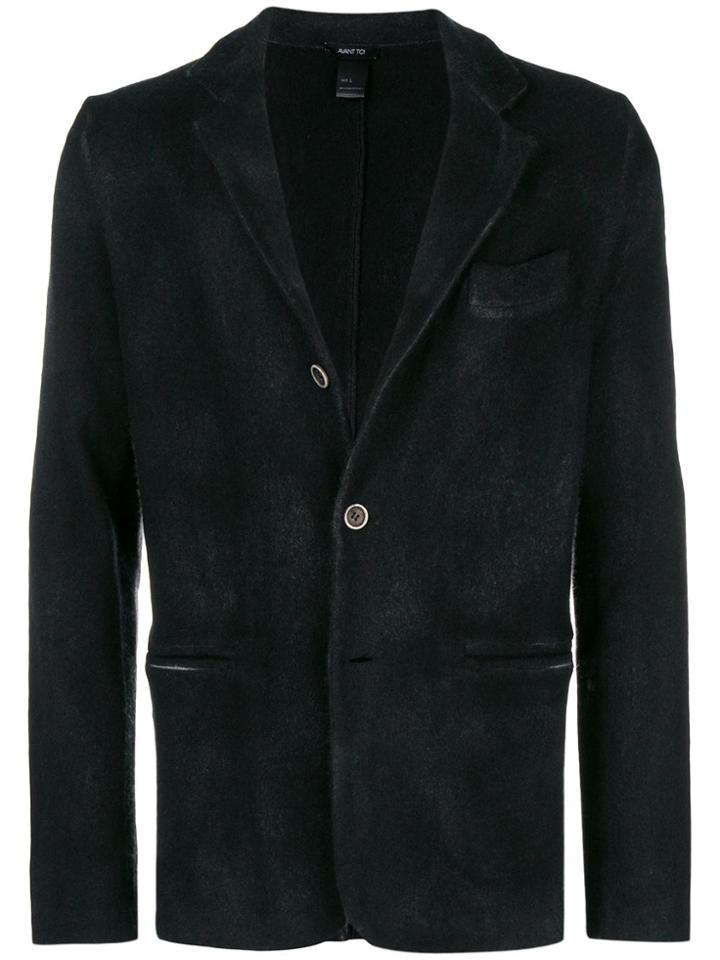 Avant Toi Classic Fitted Blazer - Black