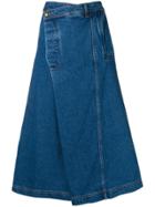 Henrik Vibskov A-line Denim Skirt - Blue