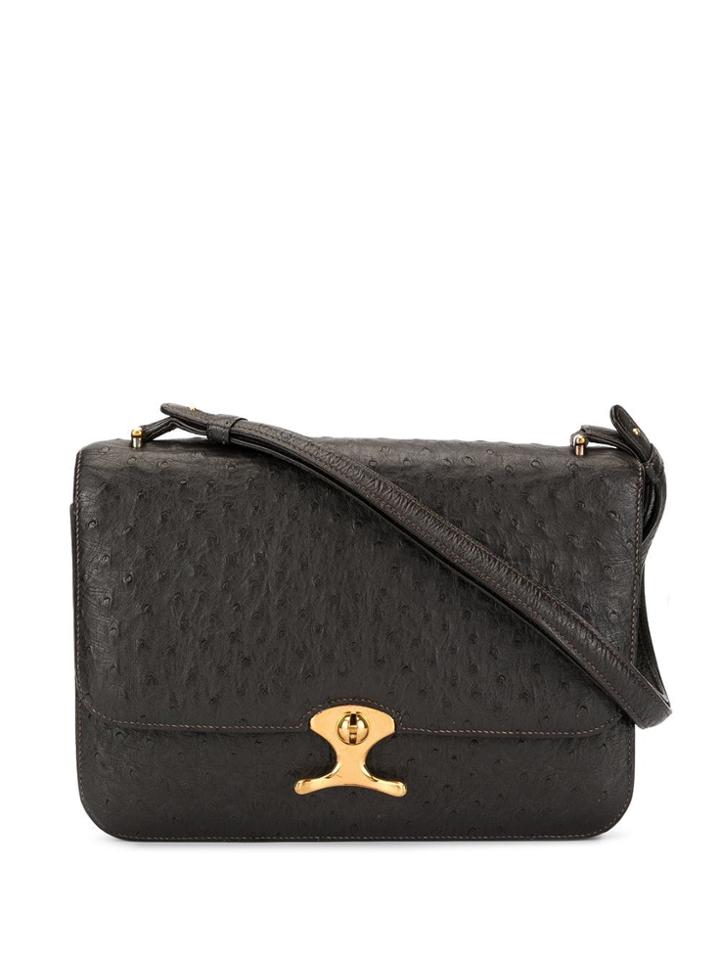 Hermès Pre-owned Logos Shoulder Bag - Black