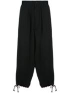 Yohji Yamamoto Basic Balloon Trousers - Black