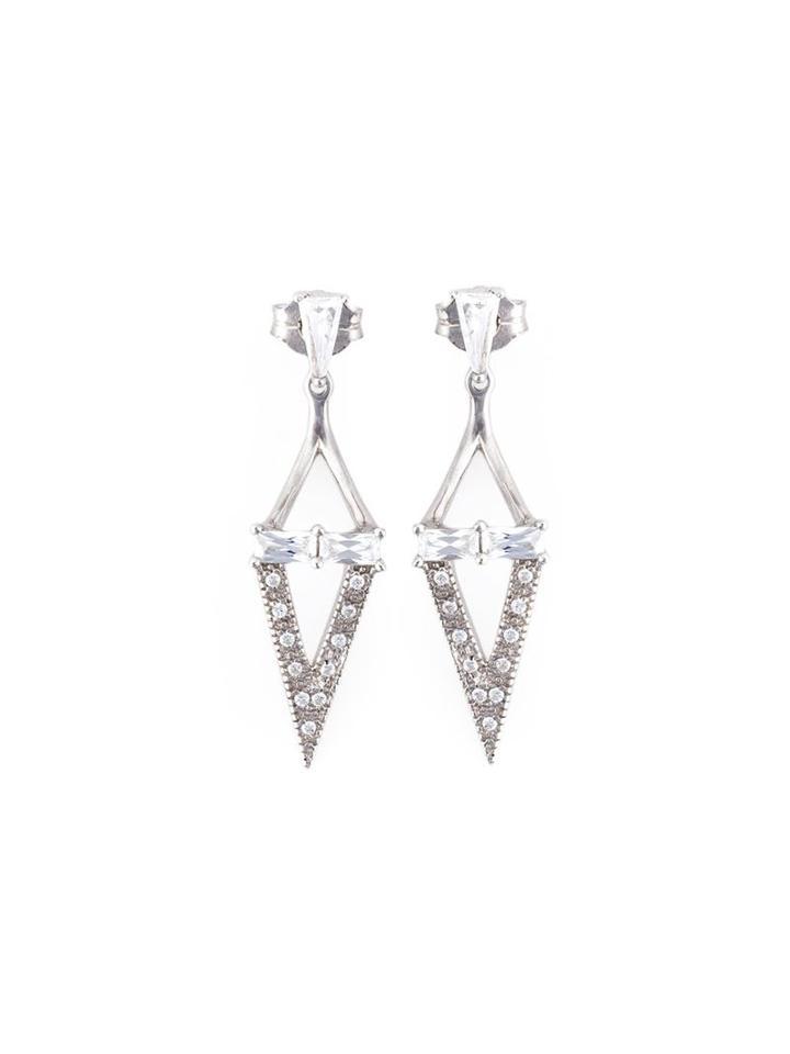 V Jewellery 'elka' Earrings, Women's, Metallic