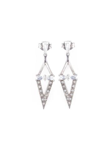 V Jewellery 'elka' Earrings, Women's, Metallic