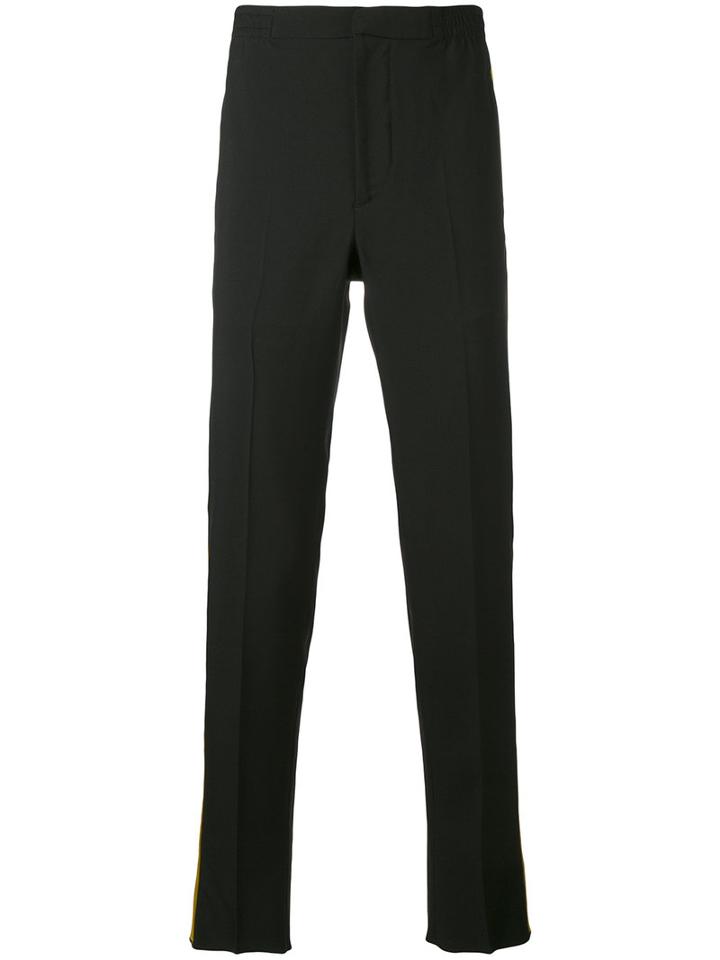 Alexander Mcqueen - Tailored Trousers - Men - Silk/wool - 48, Black, Silk/wool
