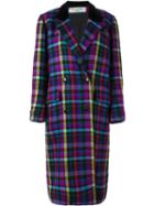 Christian Dior Vintage Checked Long Coat