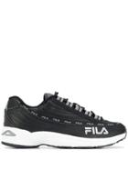 Fila Logo Logo Trainers - Black